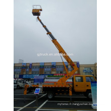 Camion de plate-forme de travail aérien de haute altitude de type télescopique avec la taille de 28M Support isolant et bras isolé